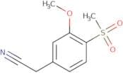 2-(4-Methanesulfonyl-3-methoxyphenyl)acetonitrile