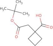 1-[2-(tert-Butoxy)-2-oxoethyl]cyclobutane-1-carboxylic acid