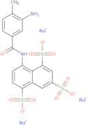 8-[(3-Amino-4-methylbenzoyl)amino]-1,3,5-naphthalenetrisulfonic acid trisodium