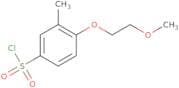 4-(2-Methoxyethoxy)-3-methylbenzene-1-sulfonyl chloride