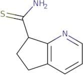 5H,6H,7H-Cyclopenta[b]pyridine-7-carbothioamide