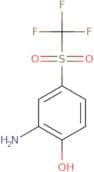 2-Amino-4-trifluoromethanesulfonylphenol