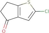 2-Chloro-4H,5H,6H-cyclopenta[b]thiophen-4-one