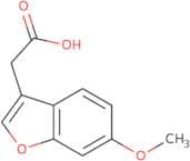 2-(6-Methoxy-1-benzofuran-3-yl)acetic acid