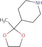 4-(2-Methyl-1,3-dioxolan-2-yl)piperidine