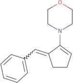 4-[5-(Phenylmethylidene)cyclopent-1-en-1-yl]morpholine
