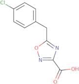 5-[(4-Chlorophenyl)methyl]-1,2,4-oxadiazole-3-carboxylic acid