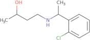 4-{[1-(2-Chlorophenyl)ethyl]amino}butan-2-ol
