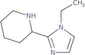 2-(1-Ethyl-1H-imidazol-2-yl)piperidine