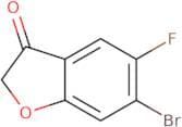 6-Bromo-5-fluoro-2,3-dihydro-1-benzofuran-3-one
