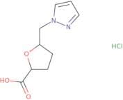 rac-(2R,5S)-5-[(1H-Pyrazol-1-yl)methyl]oxolane-2-carboxylic acid hydrochloride