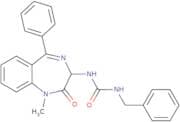 1-(1-methyl-2-oxo-5-phenyl-2,3-dihydro-1H-1,4-diazepin-3-yl)-3-benzylurea
