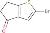 2-Bromo-4H,5H,6H-cyclopenta[b]thiophen-4-one