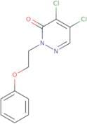 4,5-Dichloro-2-(2-phenoxyethyl)-2,3-dihydropyridazin-3-one