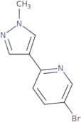 5-Bromo-2-(1-methyl-1H-pyrazol-4-yl)pyridine