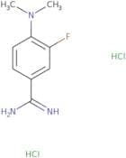 4-(Dimethylamino)-3-fluorobenzene-1-carboximidamide dihydrochloride