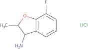 7-Fluoro-2-methyl-2,3-dihydro-1-benzofuran-3-amine hydrochloride