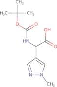 2-{[(tert-butoxy)carbonyl]amino}-2-(1-methyl-1H-pyrazol-4-yl)acetic acid