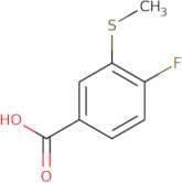 4-Fluoro-3-(methylsulfanyl)benzoic acid