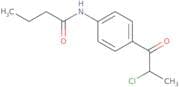 N-[4-(2-Chloropropanoyl)phenyl]butanamide