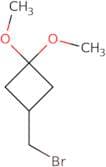 (3,3-Dimethoxy-cyclobutyl)methylbromide