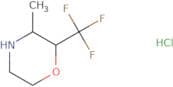 rac-(2R,3R)-3-Methyl-2-(trifluoromethyl)morpholine hydrochloride