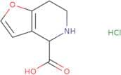 4H,5H,6H,7H-Furo[3,2-c]pyridine-4-carboxylic acid hydrochloride