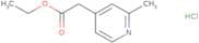 Ethyl 2-(2-methylpyridin-4-yl)acetate hydrochloride