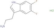 2-(5,6-Difluoro-1H-indol-3-yl)ethan-1-amine hydrochloride