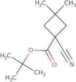 tert-Butyl 1-cyano-3,3-dimethylcyclobutane-1-carboxylate