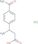 3-(4-Acetylphenyl)-3-aminopropanoic acid hydrochloride