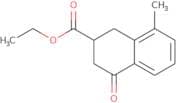 Ethyl 8-methyl-4-oxo-1,2,3,4-tetrahydronaphthalene-2-carboxylate