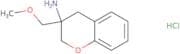 3-(Methoxymethyl)-3,4-dihydro-2H-1-benzopyran-3-amine hydrochloride