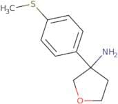 3-[4-(Methylsulfanyl)phenyl]oxolan-3-amine