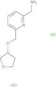 {6-[(Oxolan-3-yloxy)methyl]pyridin-2-yl}methanamine dihydrochloride