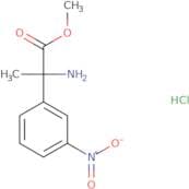 Methyl 2-amino-2-(3-nitrophenyl)propanoate hydrochloride