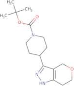 tert-Butyl 4-{1H,4H,6H,7H-pyrano[4,3-c]pyrazol-3-yl}piperidine-1-carboxylate