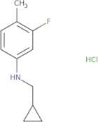 N-(Cyclopropylmethyl)-3-fluoro-4-methylaniline hydrochloride