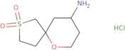 6-​Oxa-​2-​thiaspiro[4.5]​decan-​9-​amine 2,​2-​dioxide hydrochloride