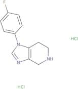 1-(4-Fluorophenyl)-1H,4H,5H,6H,7H-imidazo[4,5-c]pyridine dihydrochloride
