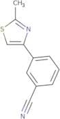 3-(2-Methyl-1,3-thiazol-4-yl)benzonitrile