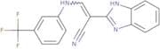 2-(1H-1,3-Benzodiazol-2-yl)-3-{[3-(trifluoromethyl)phenyl]amino}prop-2-enenitrile