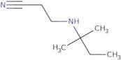3-[(2-Methylbutan-2-yl)amino]propanenitrile