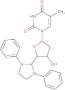 5'-Deoxy-5'-(1,3-diphenyl-2-imidazolidinyl)thymidine
