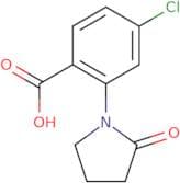 4-Chloro-2-(2-oxopyrrolidin-1-yl)benzoic acid