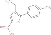 4-Ethyl-5-(4-methylphenyl)thiophene-2-carboxylic acid