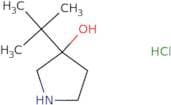 3-tert-Butylpyrrolidin-3-ol hydrochloride