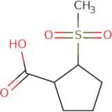 2-Methanesulfonylcyclopentane-1-carboxylic acid