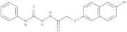 1-(2-(6-bromo(2-naphthyloxy))acetyl)-4-phenylthiosemicarbazide