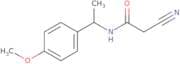 2-Cyano-N-[1-(4-methoxyphenyl)ethyl]acetamide